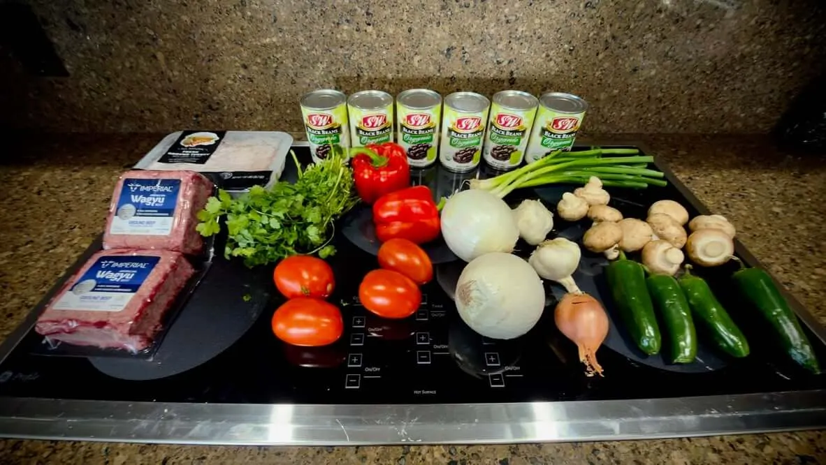 Chili con memios: High-Protein Wagyu and Black Bean Chili